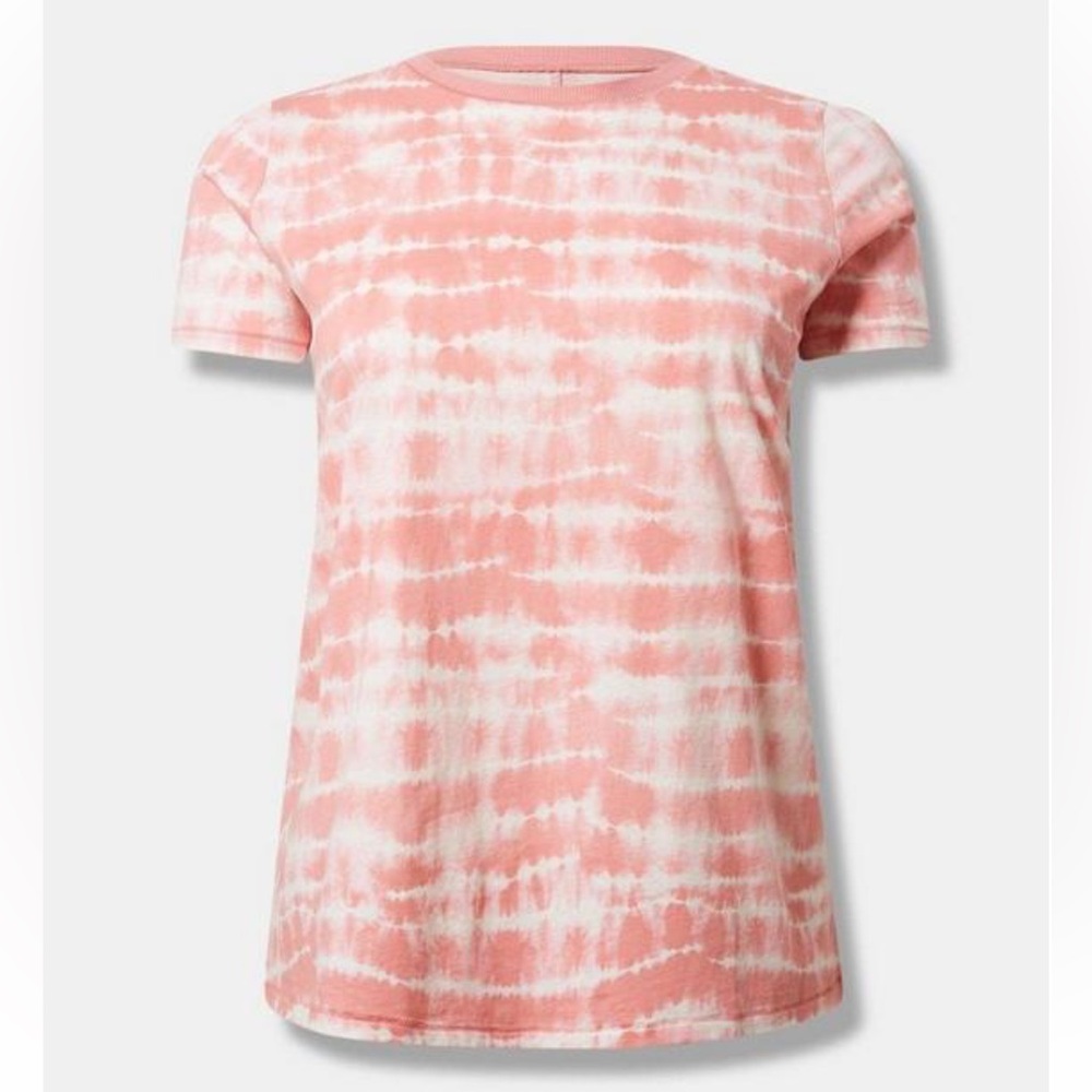 NEW Torrid Heritage Jersey Crew Neck Tee Plus Size 2 2X 18-20 Chateau Rose Pink